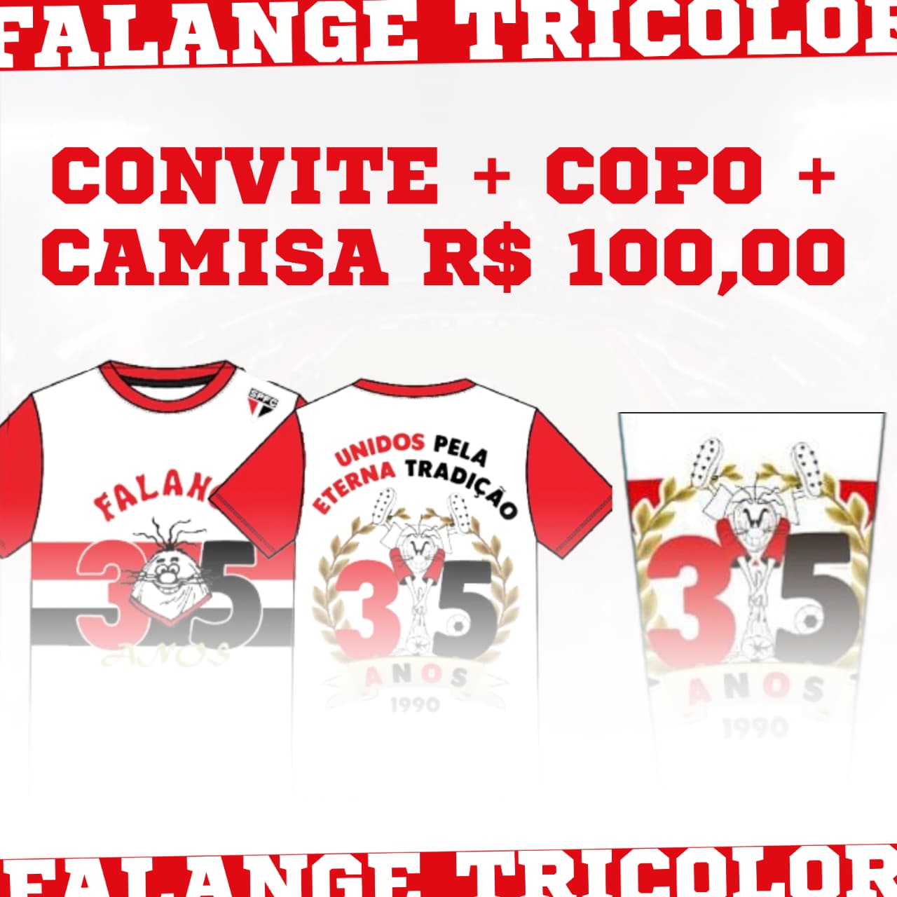 Convite Festa de 35 Anos - Unidos pela eterna Tradição