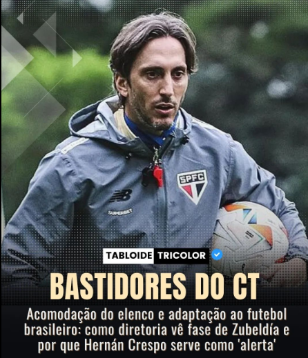 BASTIDORES DO CT: Acomodação do elenco, e adaptação ao futebol brasileiro, como diretoria vê fase de Zubeldia