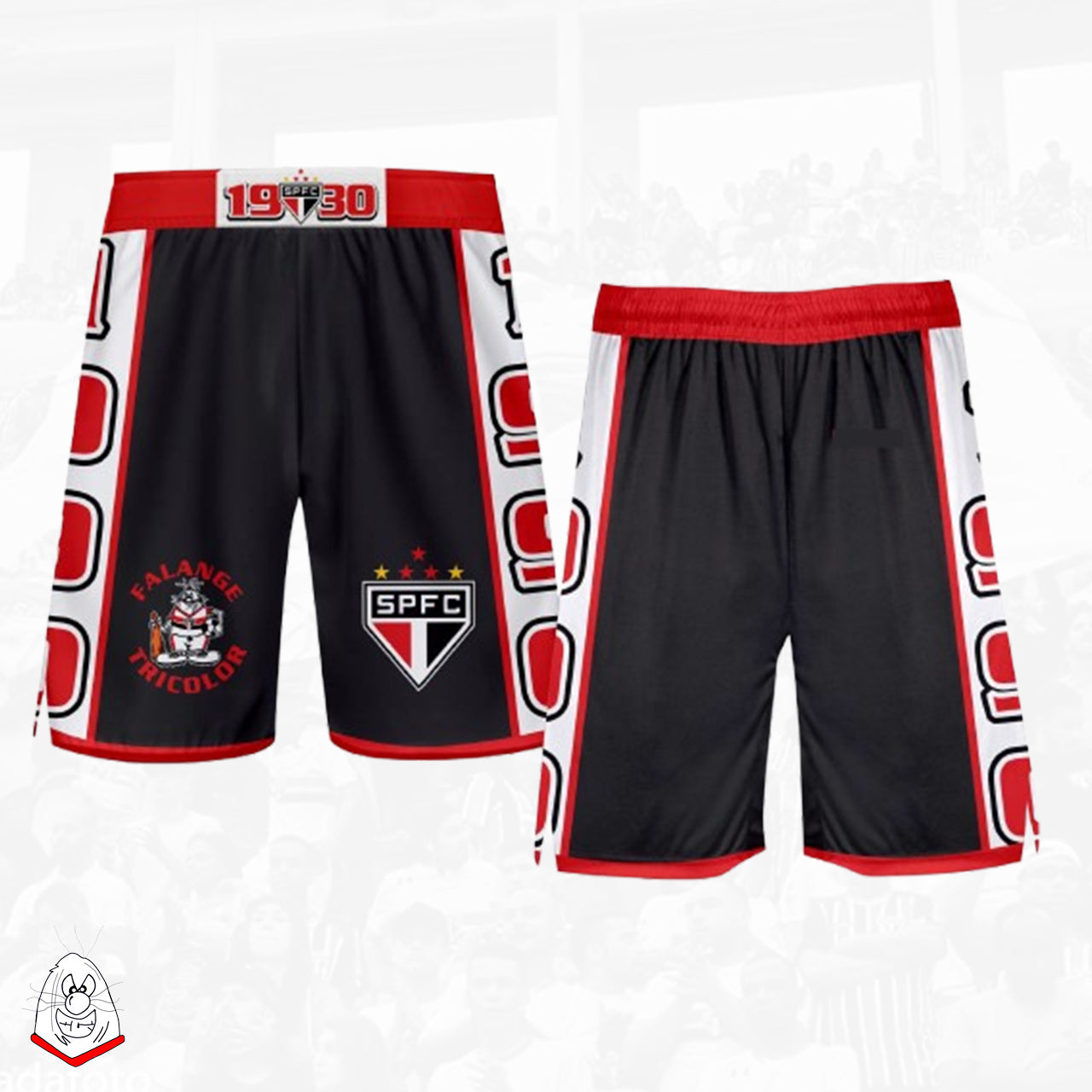 Bermuda Falange 1990 Preta