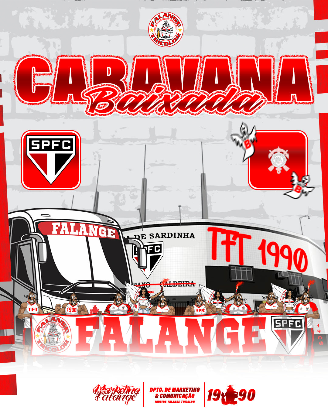 Caravana São Paulo x corinthians