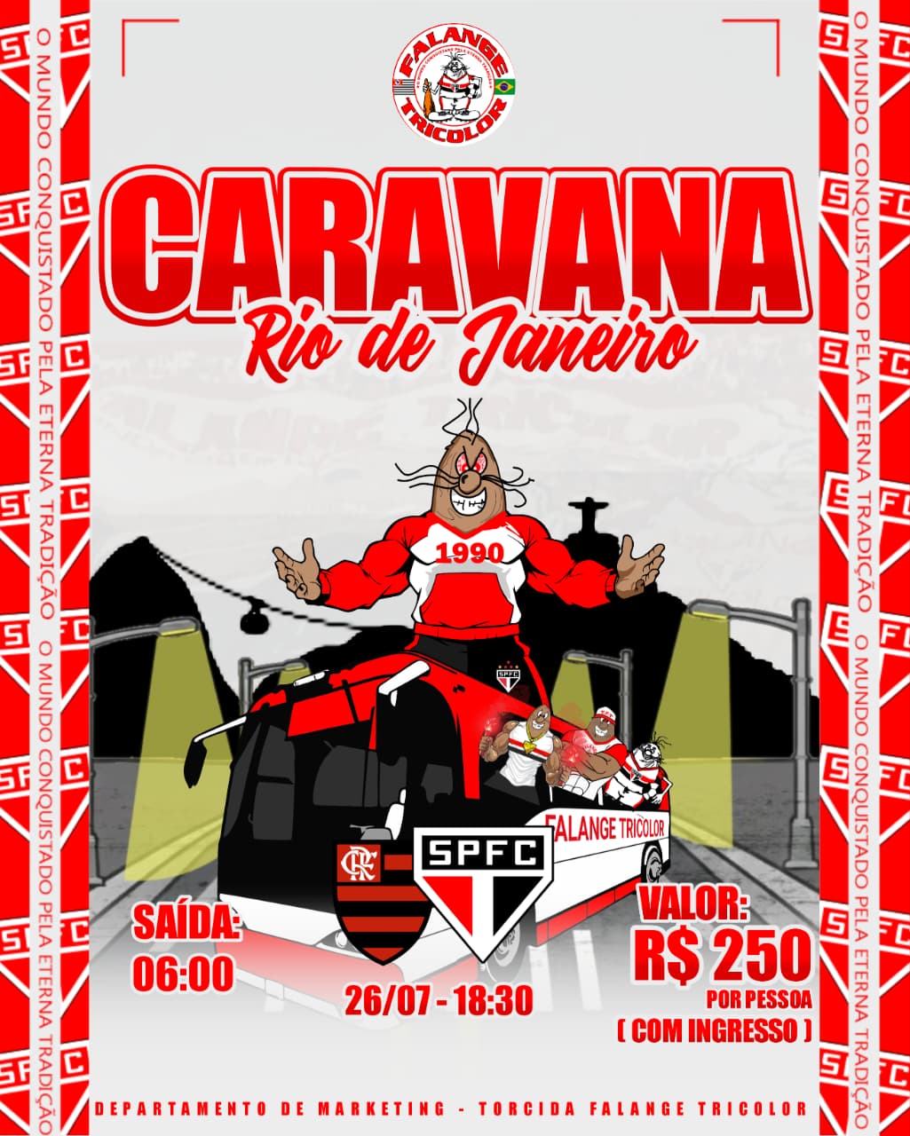 Caravana São Paulo x Flamengo