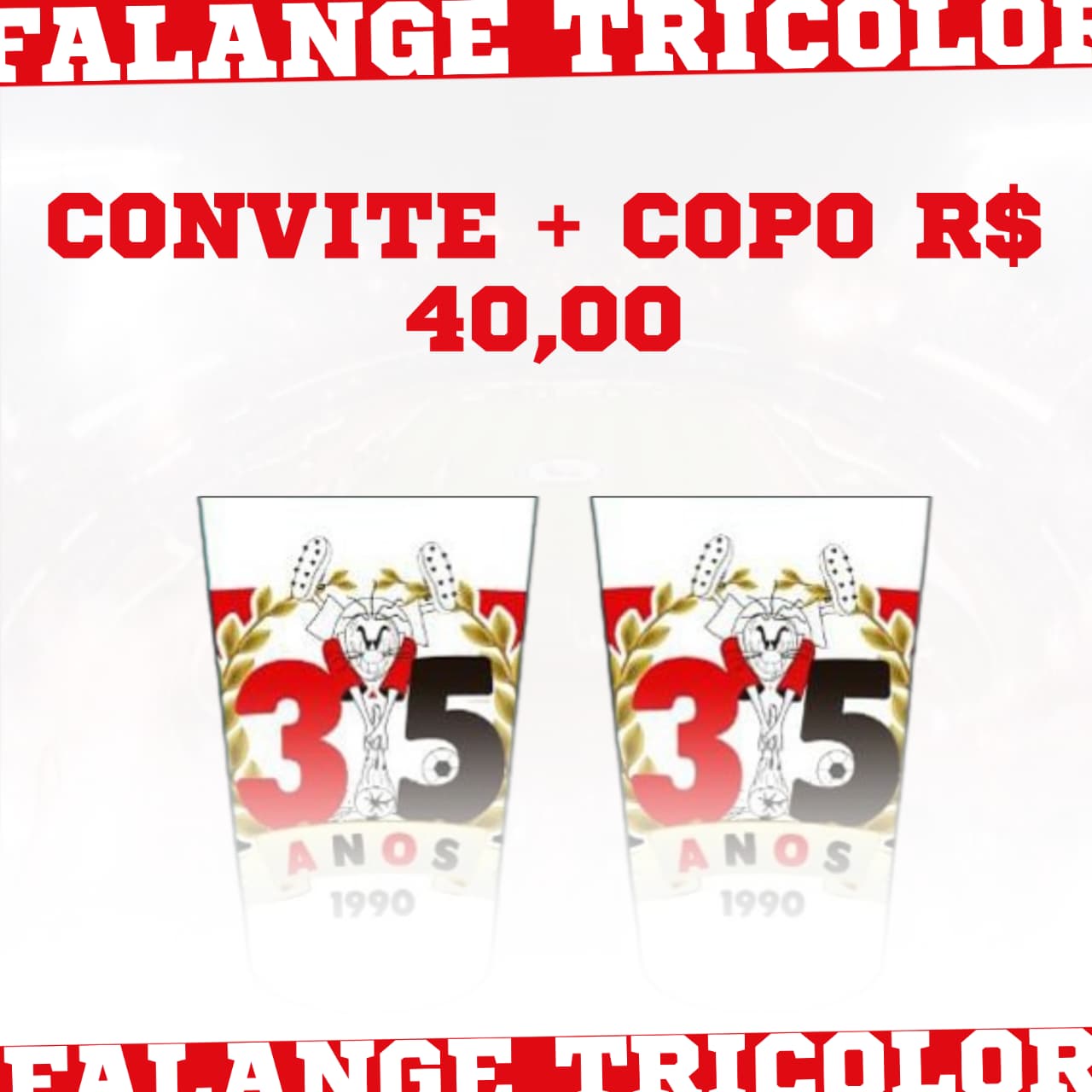 Convite Festa de 35 Anos - Unidos pela eterna Tradição